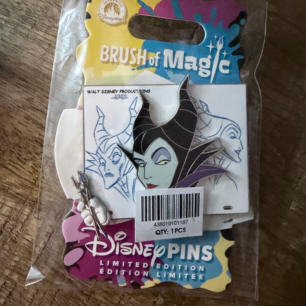 2026 Brush Magic Disney Pin - Maleficent